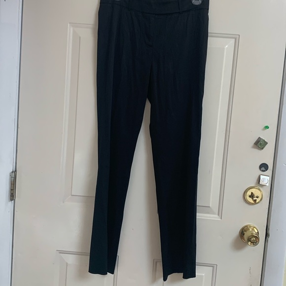 Esprit women size 4 black satin look pants with stretch - Picture 2 of 12